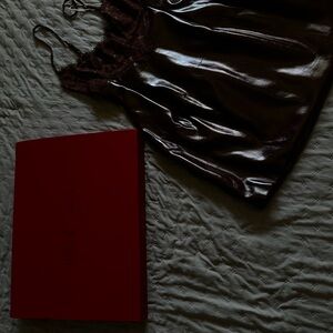 Elegant Brown Mini Dress